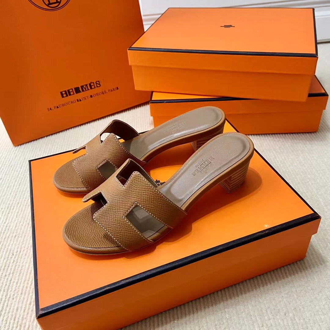 에르메스 올수공 오아시스 슬리퍼 샌들 앱송 28